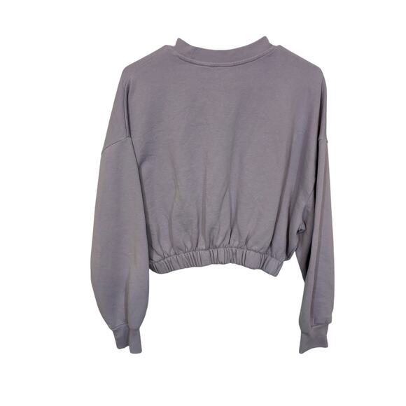 Levi’s Sporty Cinch Sweatshirt Lavender Purple Women’s S Cotton Crew Kidcore - Picture 7 of 7